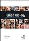 ANNALS OF HUMAN BIOLOGY杂志封面